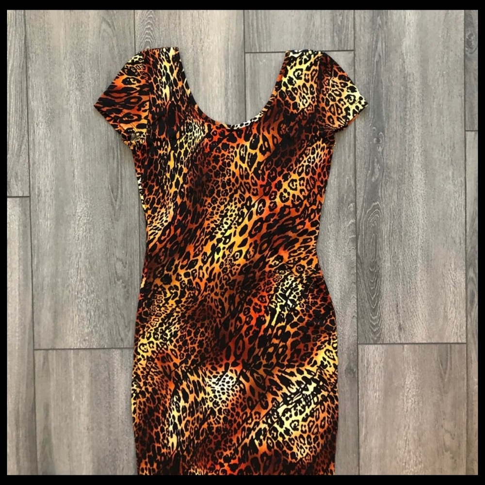 NWT! Cheetah print long dress